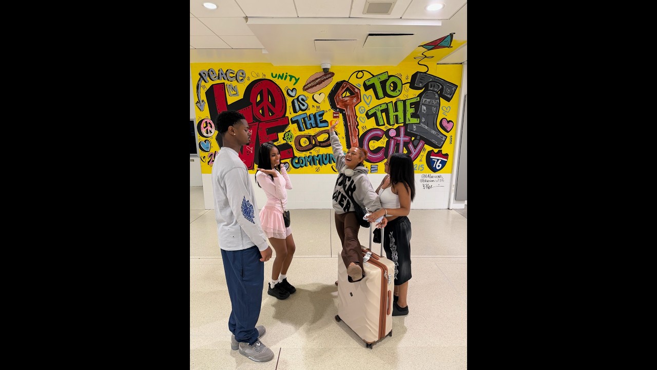 Hope & Faith land in Philly! Isaiah and Mariah meet them at the airport. It’s UP!