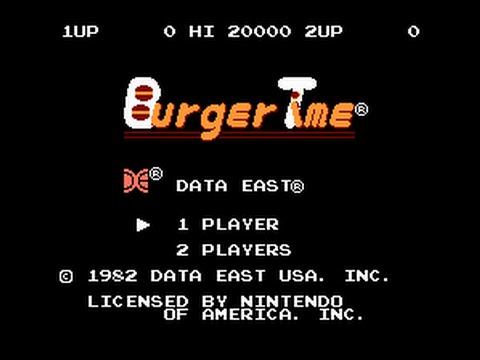 Retro-Matic Gamer: Let's Play BurgerTime on NES