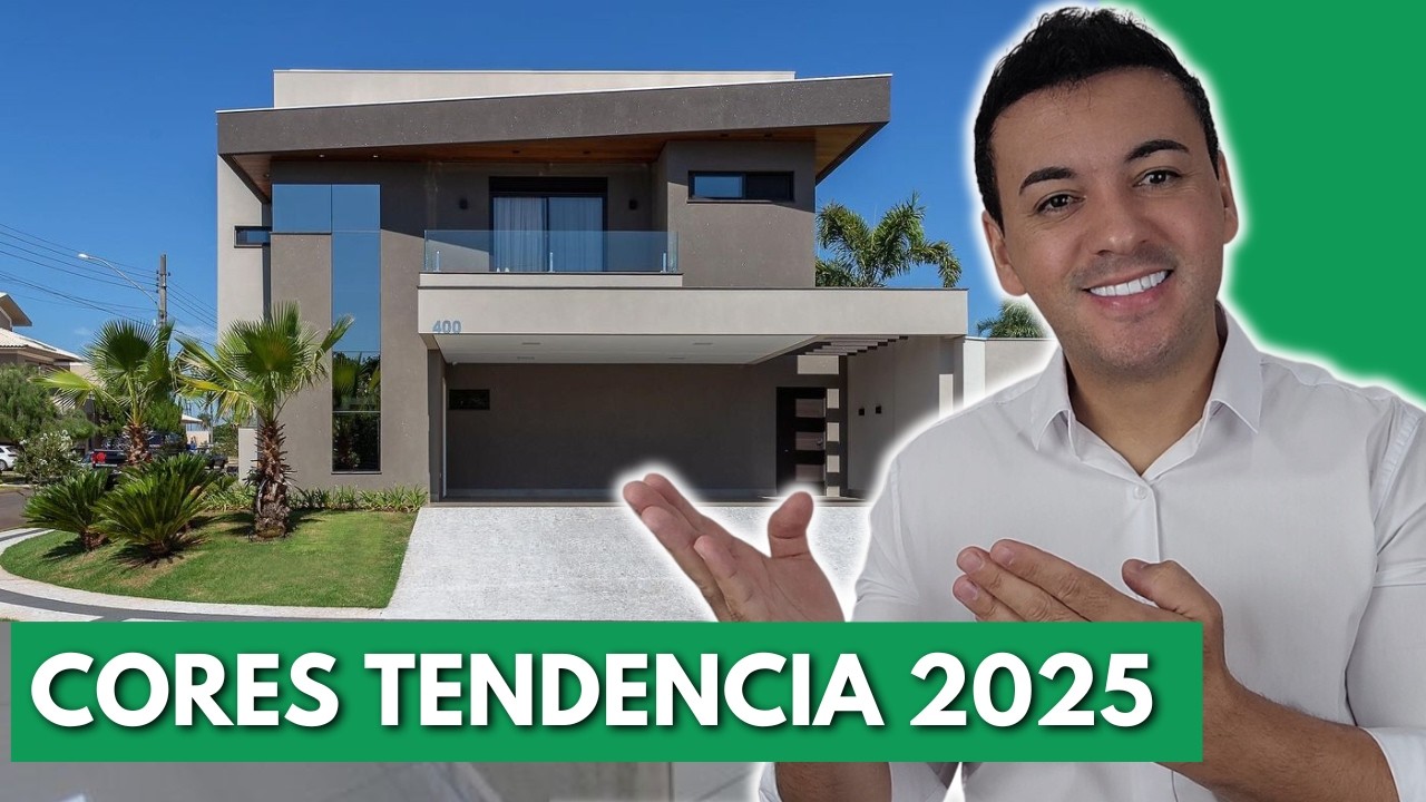 ESSAS SÃO AS 5 CORES PARA FACHADAS QUE ESTÃO EM ALTA NA PINTURA PARA 2025