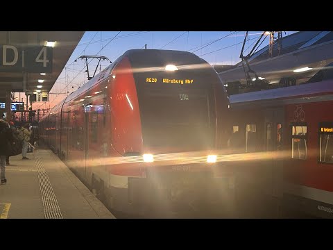(DB Regio Bayern) Ansagen RE20 „Franken-Thüringen Express“ Nürnberg Hbf - Würzburg 