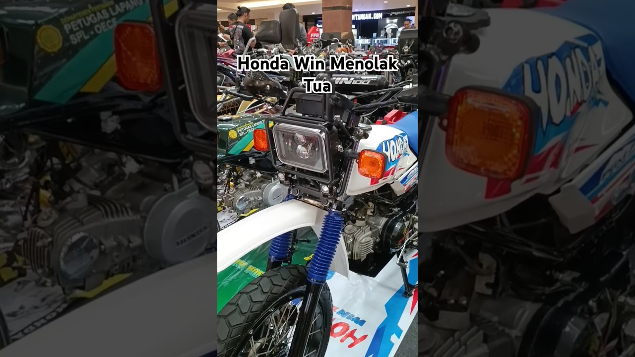Modifikasi Honda Win menolak tua di Honda Modif Contest HMC Surabaya 2024, #hondawin #hmc2024