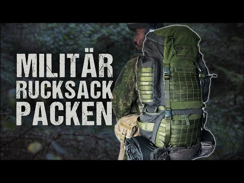 Rucksack Packen - Das habe ich beim Militär gelernt