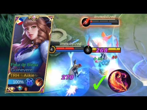 NEW ONE SHOT BUILD ITEM FOR GUINEVERE | TOP GLOBAL GUINEVERE GAMEPLAYS MLBB 2022