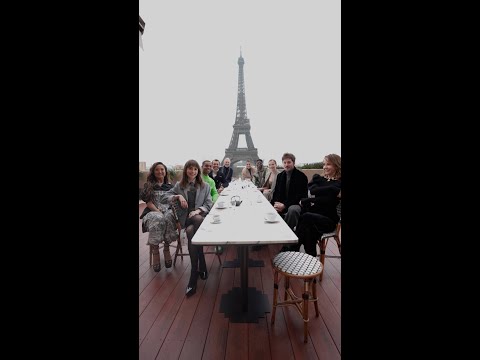 the cast of Emily in Paris looking stunning in Paris