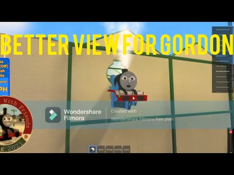 A Better View for Gordon Blue Train with Friends 2nd Roblox Remake
