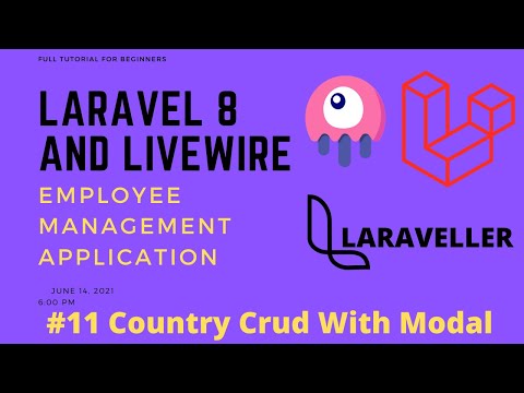 01 Laravel Livewire Tutorial Employees Management Project Setup Application