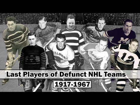 The Last Players of Defunct NHL Teams (1917-1967)