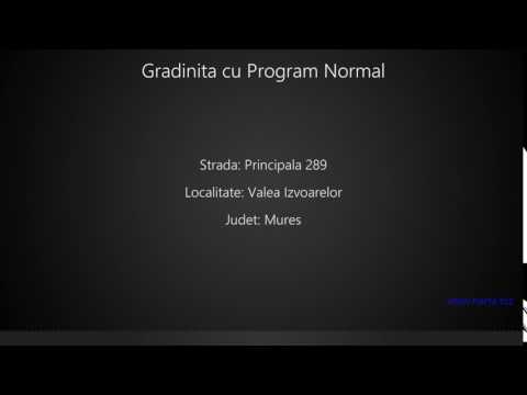 Gradinita cu Program Normal Valea Izvoarelor