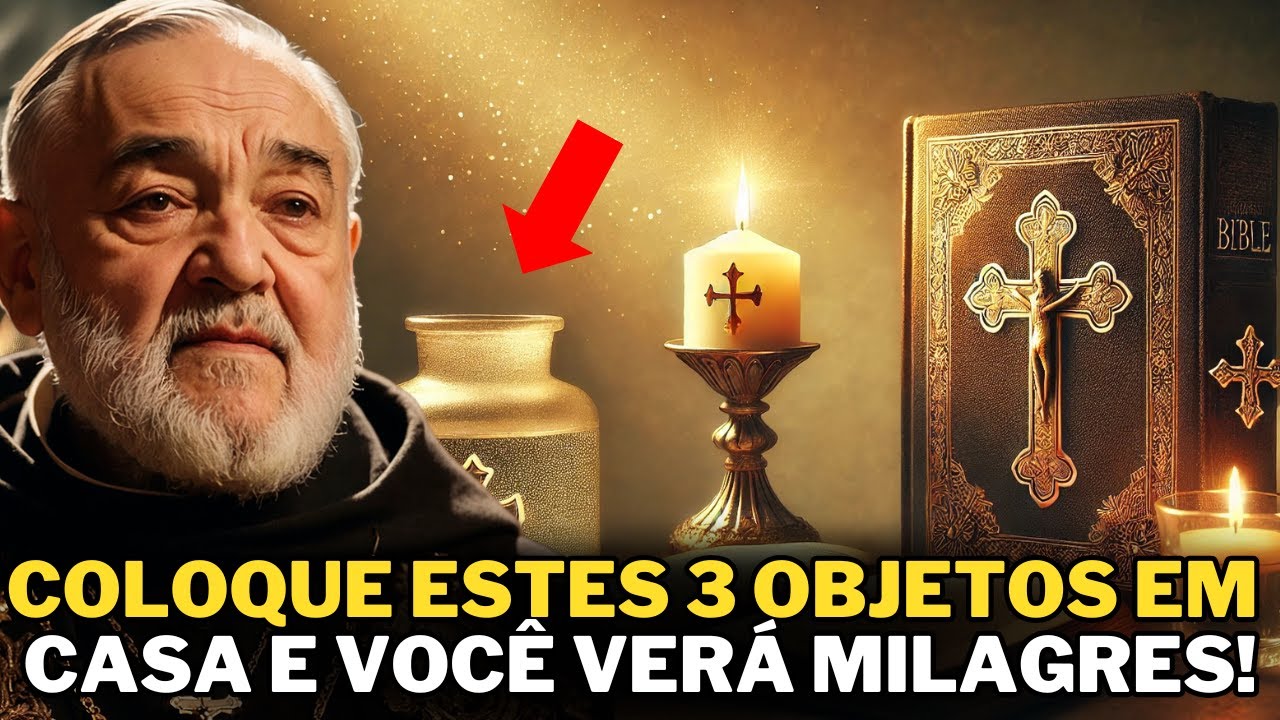 PADRE PIO ALERTA: 3 COISAS QUE VOCÊ DEVE TER EM CASA PARA RECEBER O ESPÍRITO SANTO