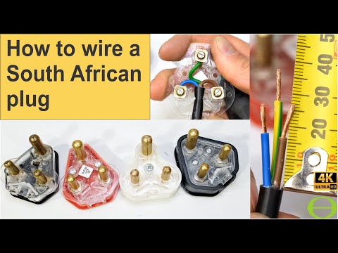 How to wire any South African three pin plug top - with tutorial