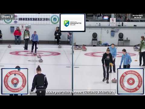 Melodie Johnston vs. Sadie Tolton - Draw 4 - Xplore U18 Girls Northern Ontario Provincials