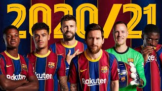 🔥 This is the 2020/21 OFFICIAL BARÇA SQUAD 🔥