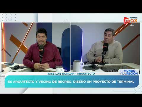 Es arquitecto y desarrolló un proyecto de terminal para Recreo "Con la cárcel hay muchos pasajeros"