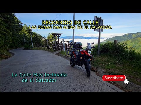 La Calle Mas Inclinada de EL SALVADOR, Viajando de San Ignacio a Cantón Río Chiquito en Chalatenango