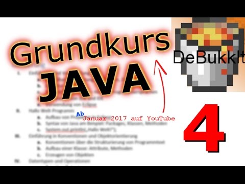 JAVA Grundkurs #4 - Datentypen [Tutorial]