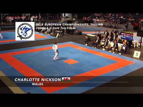 Alina Pushkareva (RUS) v Charlotte Nickson (WAL) - Female II Dan Patterns Final