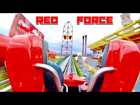 RED FORCE | FERRARI LAND - Europe’s FASTEST Rollercoaster