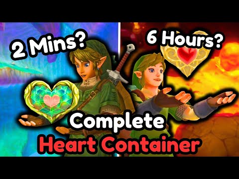 How Fast Can You Complete a Heart Container in Every Zelda Game?
