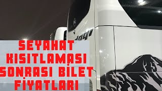 SEYAHAT KISITLAMASINDAN SONRA ESENLER OTOGAR KALKIŞLI OTOBÜS SEFERLERİ