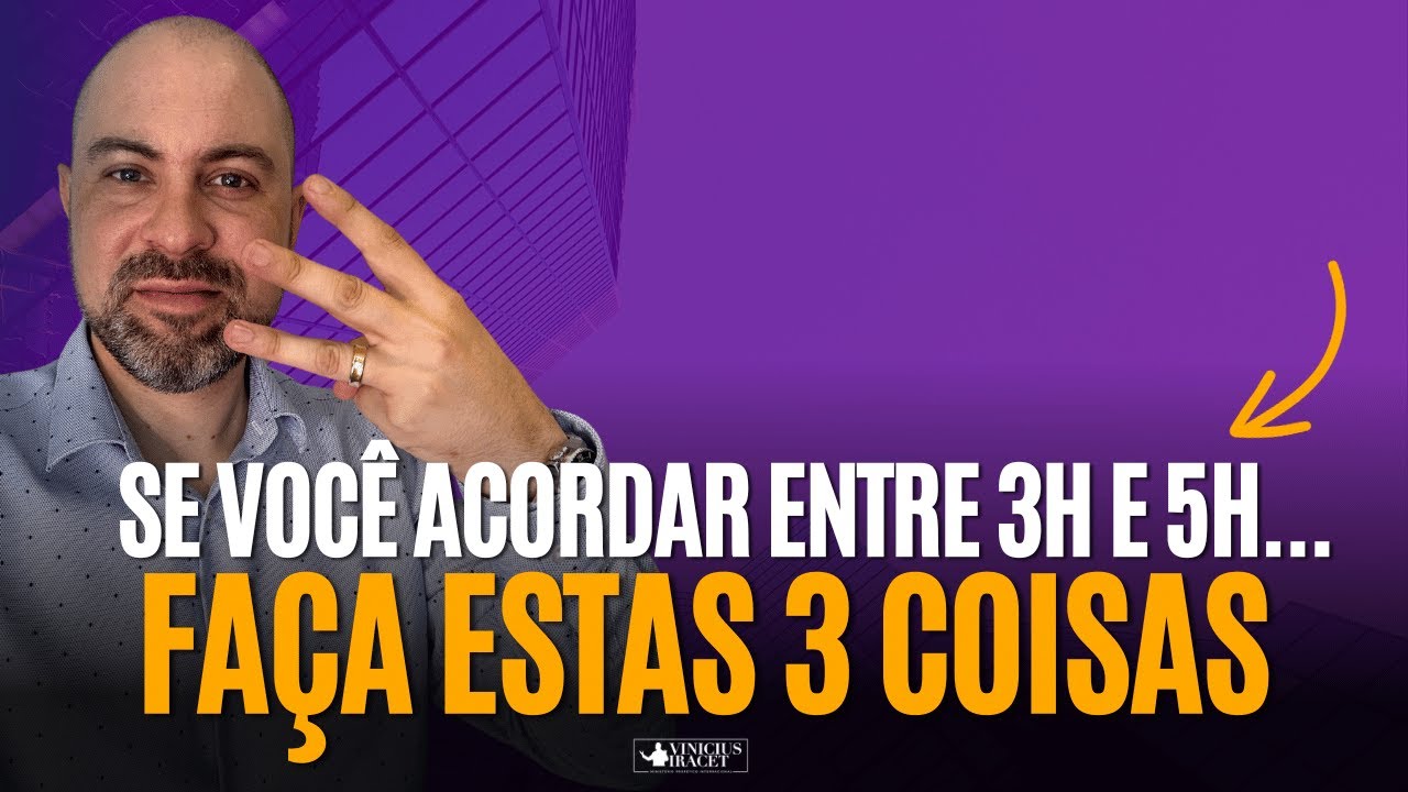 Se você acordar entre 3h e 5h...FAÇA ESTAS 3 COISAS - Depois veja o que acontece