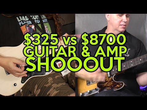 $325 vs $8700 Guitar & Amp TONE SHOOTOUT (Tel-e style)