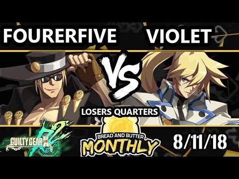 BnB 5 GGXRD - Violet (Ky) Vs. Fourerfive (Johnny) Guilty Gear Xrd REV 2 Losers Quarters