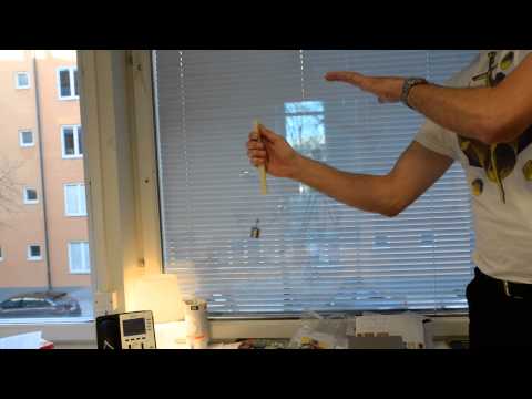 Demonstration av cirkelrörelse och centripetalkraft