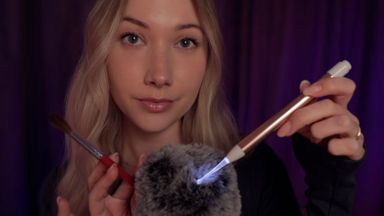 ASMR Scalp Sensitivity Test 🩵 Can You Feel This? (fluffy mic, scratching, eyes closed) 💤