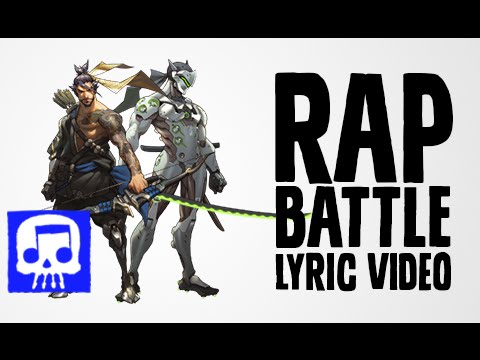 Hanzo Vs Genji Rap Battle LYRIC VIDEO by JT Music (Overwatch Song)