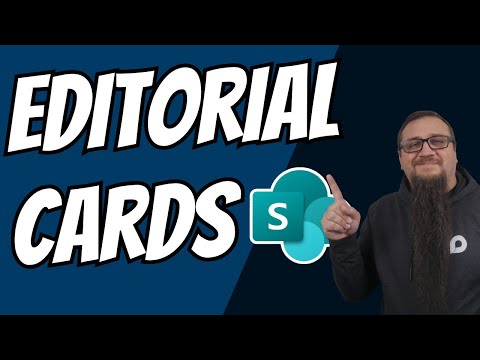 SharePoint The Editorial Card web part in SharePoint
