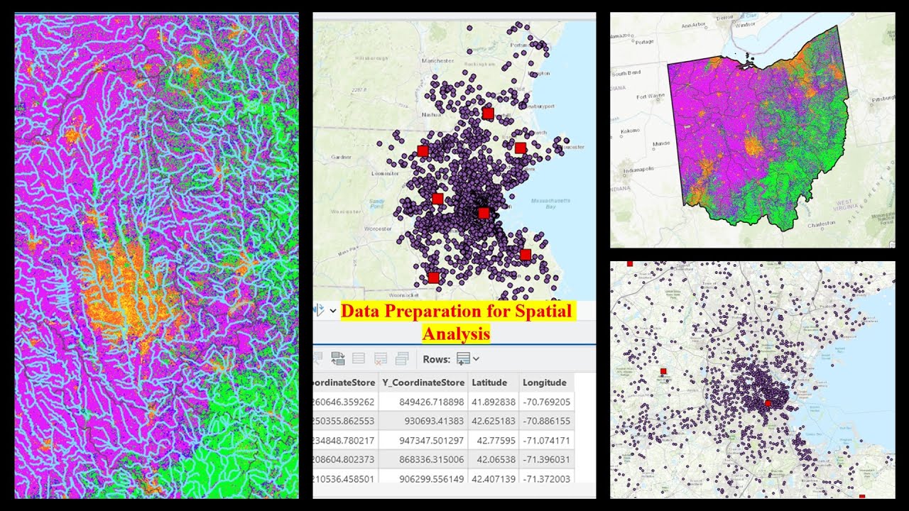 Data Preparation for spatial analysis