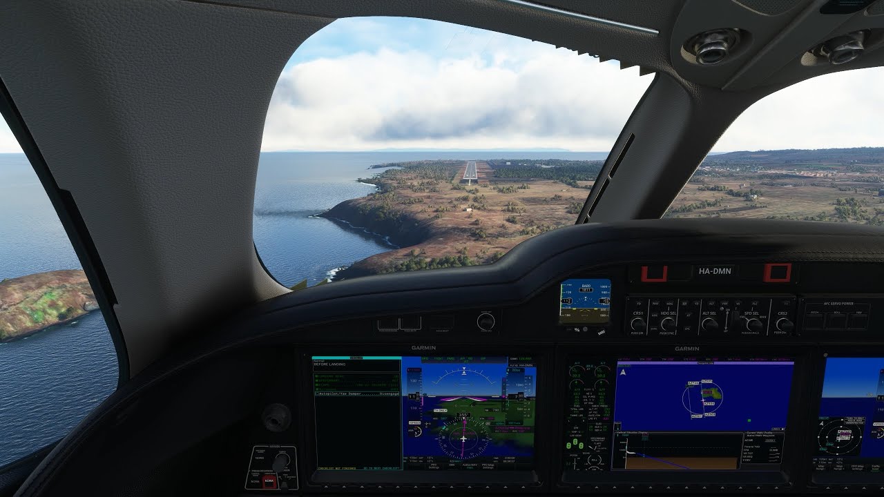Santa Maria (LPAZ) landing HA420 HondaJet