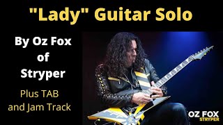 Lady Guitar Solo by Stryper&#39;s Oz Fox