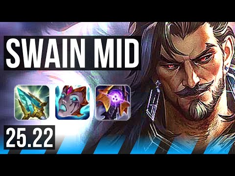 SWAIN vs SYNDRA (MID) | Quadra, Legendary | EUW Master | 25.22