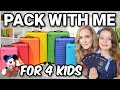 PACK WITH ME DISNEYLAND PARIS LONDON Kids Airplane ACTIVITIES SNACKS
