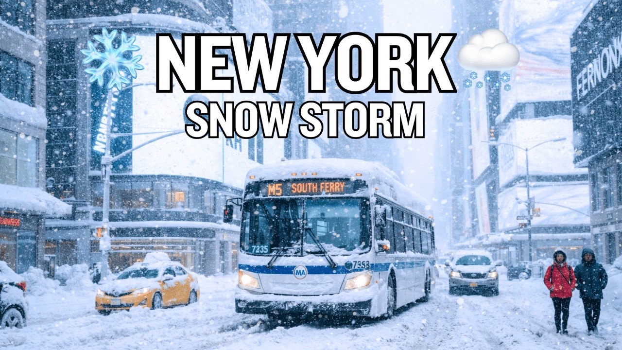 Live webcam view of NYC Winter Storm Live