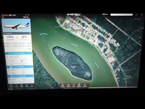 MongoTV_9300 - LEGER MED FLIGHTRADAR24 - Del 113 - SAS - Copenhagen-San Francisco - 8.820 Km