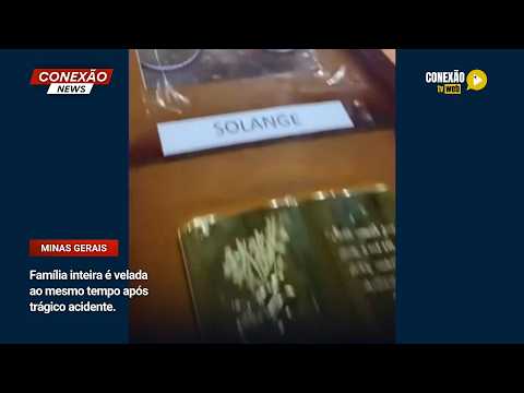 Vídeo: Família inteira é velada ao mesmo tempo após trágico acidente.
