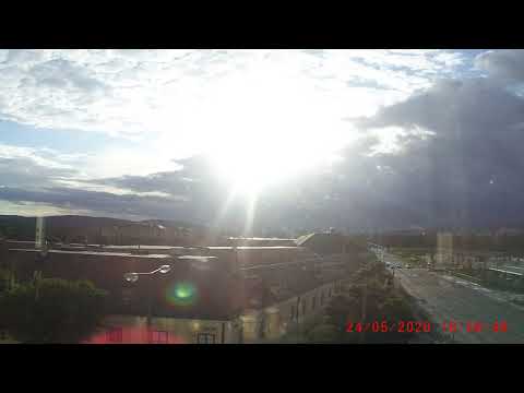 Rain & sundown over Schönbrunn Palace, Vienna (Time lapse)