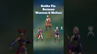 Download lagu Ketika Yin Bertemu Wanwan Dan Melissa #mlbb mp3