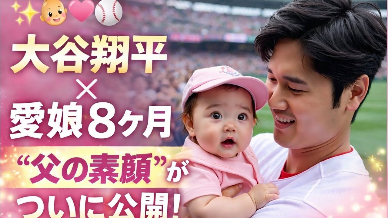 ✨👶⚾大谷翔平、8ヶ月の愛娘と見せた“父の素顔”——今朝公開の一瞬が全国を温かく包む！