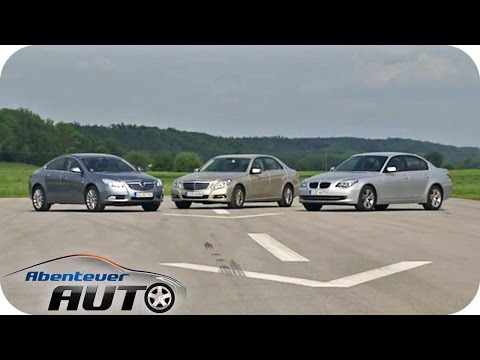 Mercedes E-Class vs. BMW 5 Series vs. Opel Insignia - Adventure Car