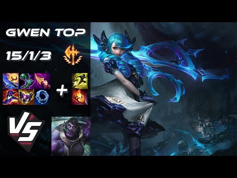 TOP Gwen vs Dr. Mundo - EU Challenger Patch 26.2