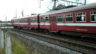 preview picture of video 'SNCB Train 155 leaving Stockem for Arlon'