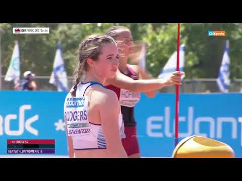 Seren Rodgers — Javelin Throw — European Athletics U18 Championships 2022
