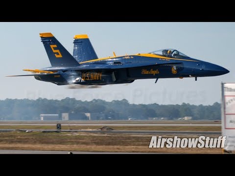 LOWEST Blue Angels Sneak Pass! (Plus Slo-Mo)