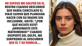 MI ESPOSO ME GOLPEÓ EN EL ROSTRO CUANDO DESCUBRIÓ QUE HABÍA CANCELADO EL VIAJE LUJOSO QUE PLANEABA..