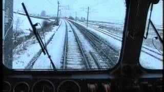 preview picture of video '87014 Penrith - Oxenholme via Shap. Winter Cab Ride. Drivers Eye View'