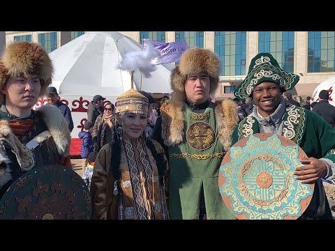 What Kazakh Nauryz Feast Is Like - Black Man celebrating Kazakhstan 🇰🇿 New Year!