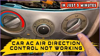 How To CAR AC Air Direction Control Not Working | How To Fix CAR AC Temperature Control Not Working